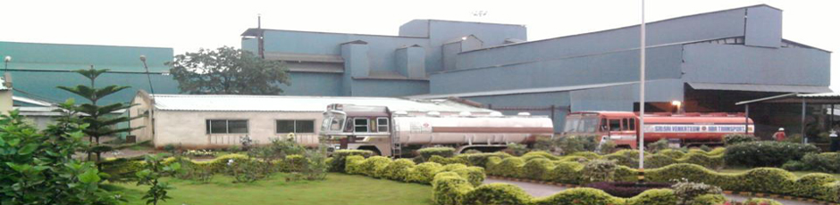Plant entrance with despatch tankers